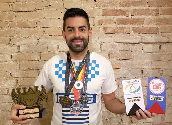 atleta trofeos y medallas