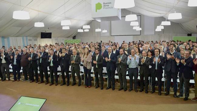 maria eugenia vidal en la reunion de gabinete ampliado