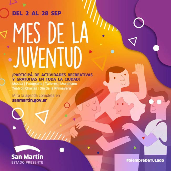 flyer mes de la juventud san martin