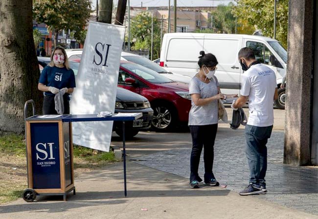 barbijos caseros san isidro