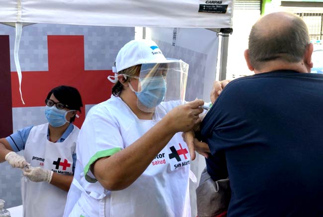 vacuna antigripal san martin