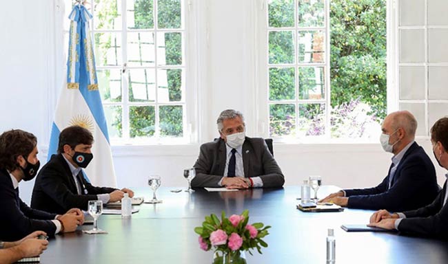 kicillof fernandez y larreta